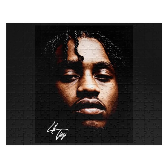Discover Lil Tjay Jigsaw Puzzles Gift For Women and Man Lil Tjay Jigsaw Puzzles Rapper Lil Tjay