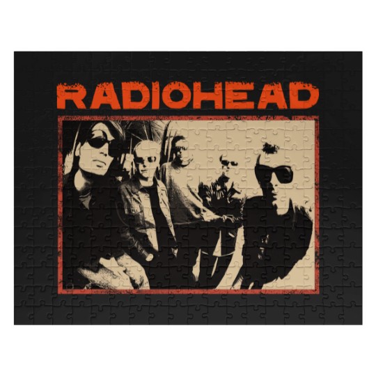 Discover Radiohead Cotton New Vintage Band Jigsaw Puzzles