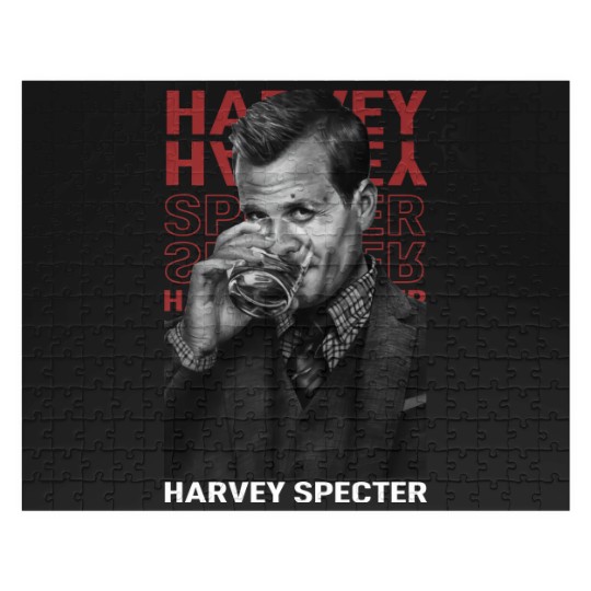 Discover Harvey Specter Vintage Graphic Jigsaw Puzzles, Suits Movie TV Jigsaw Puzzles