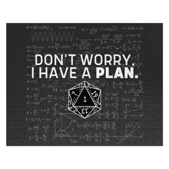 Discover Dont Worry I Have A Plan Jigsaw Puzzles