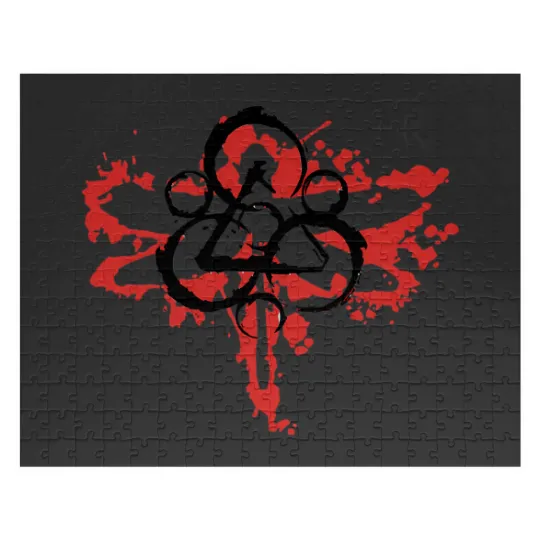 Discover Dragonfly Color Red And Black Coheed And Cambria Jigsaw Puzzles