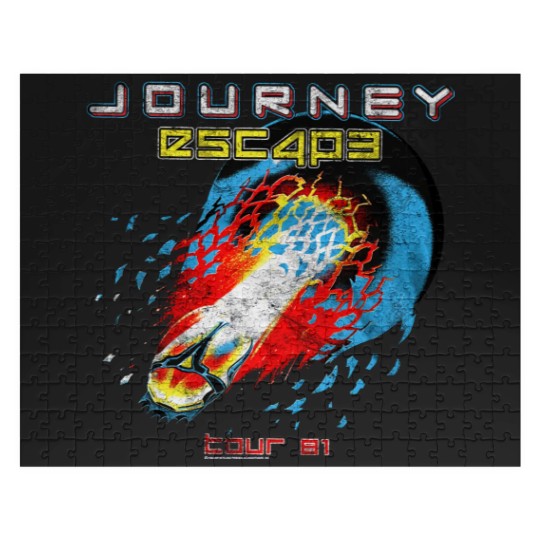 Discover Journey Escape Tour 1981 Rock Band Music Jigsaw Puzzles