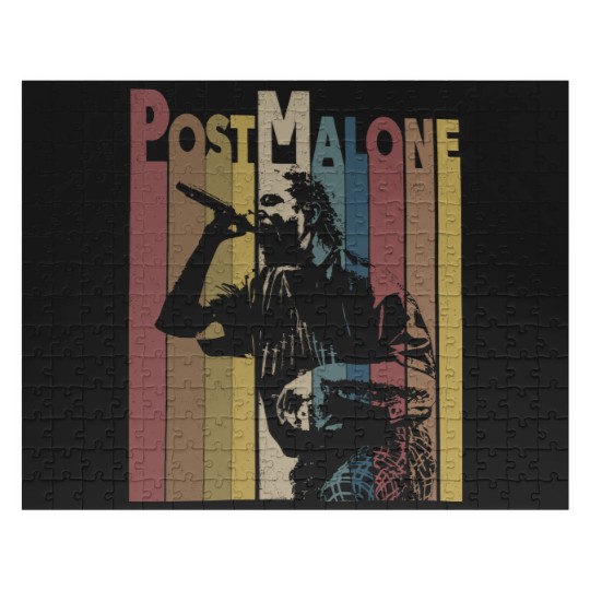 Discover Post Malone Rap Twelve Carat Tour Jigsaw Puzzles, Post Malone Jigsaw Puzzles, Post Malone Merch