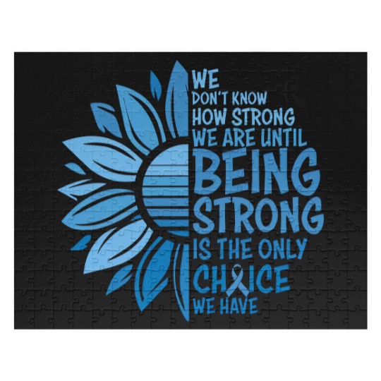 Discover Colon Cancer Awareness Jigsaw Puzzles, Cancer Ribbon Graphic Tees