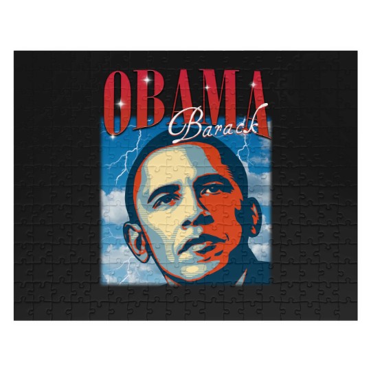 Discover RETRO BARACK OBAMA Jigsaw Puzzles | Vintage Obama Jigsaw Puzzles Retro 90s