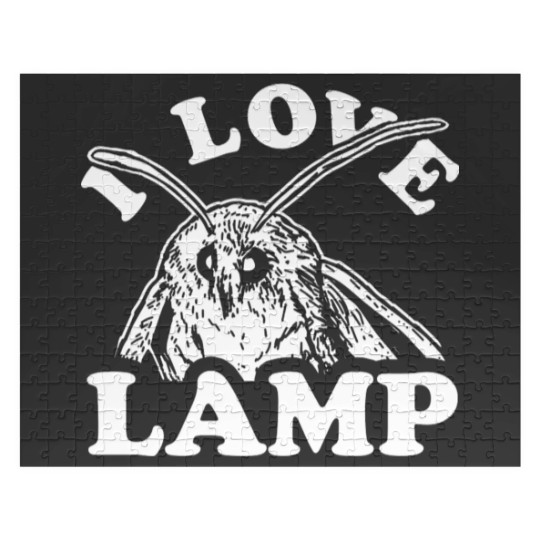 Discover I Love Lamp Moth Jigsaw Puzzles