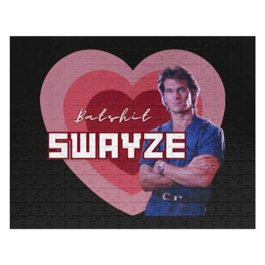 Discover Batshit Swayze Patrick Swayze Superfan Jigsaw Puzzles