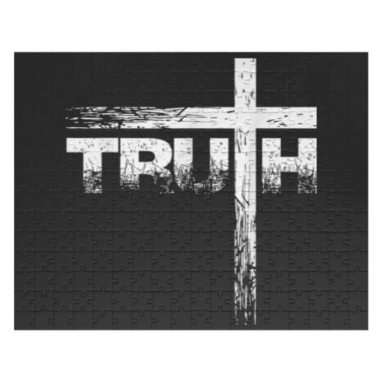 Discover Christian Truth Cross Jigsaw Puzzle