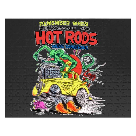 Discover Rare Vintage 1991s Rat Fink Hot Rods ROTH Jigsaw Puzzles