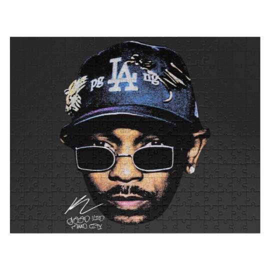 Discover Kendrick Lamar Graphic Jigsaw Puzzles, Autograph Vintage Rap Jigsaw Puzzles
