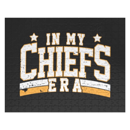 Discover In My Chiefs Era Jigsaw Puzzles Travis Kelce Swift Jigsaw Puzzles Football Chiefs Jersey
