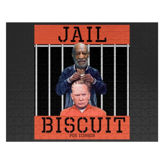 Discover Trump 2024 - Jail Biscuit Jigsaw Puzzles