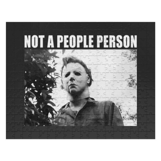 Discover Not A People Person Michael Myers Jigsaw Puzzles