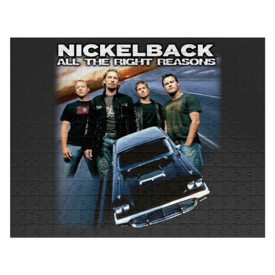 Discover Nickelback Music Jigsaw Puzzles, Vintage Get Rollin' Tour 2023 Tickets Album Jigsaw Puzzles