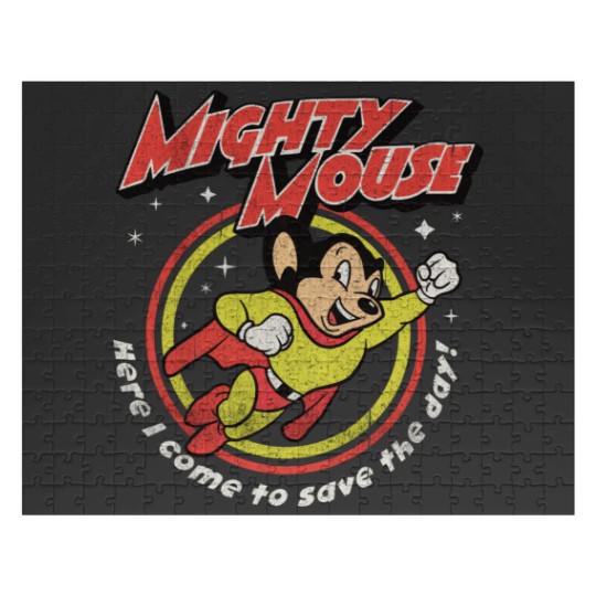 Discover Mighty Mouse Worn Jigsaw Puzzles