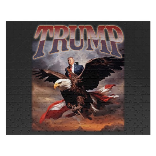 Discover Donald Trump Eagle Jigsaw Puzzles Top Funny Election Campaign 2024