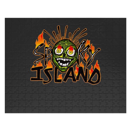 Discover Spooky Island Scooby Doo Collage Unisex Jigsaw Puzzles, Spooky Island