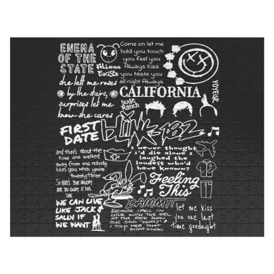 Discover B182 Jigsaw Puzzles, Blink -182 World Tour 2023, Pop-Punk Band Jigsaw Puzzles