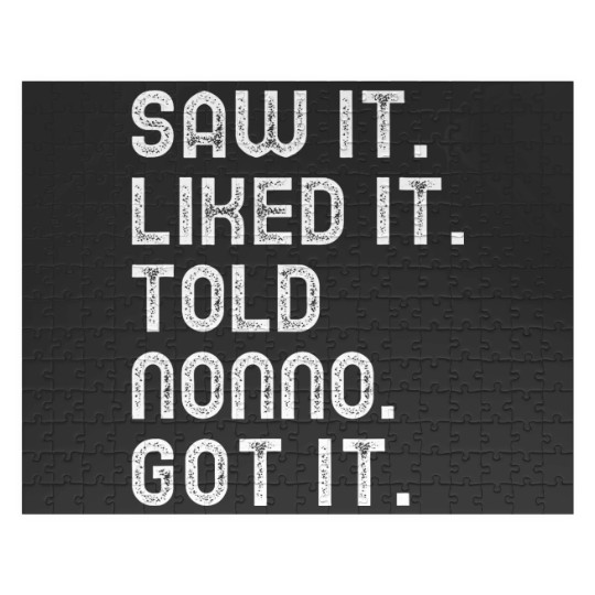 Discover Saw It Liked It Told Nonno Got It Funny Girls Boys Kids 5347 Jigsaw Puzzles