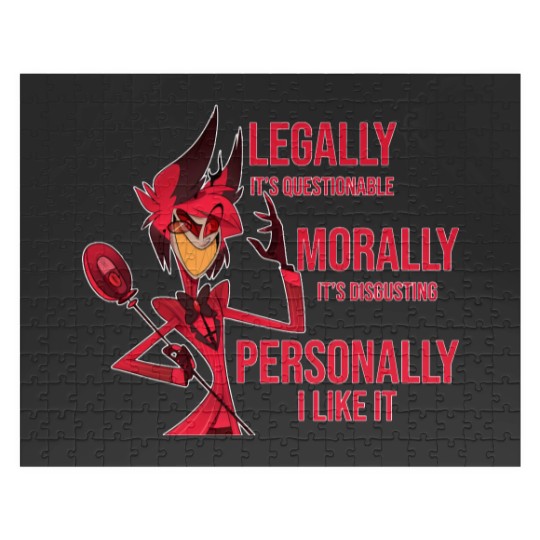 Discover Alastor Hazbin Hotel Meme Jigsaw Puzzles