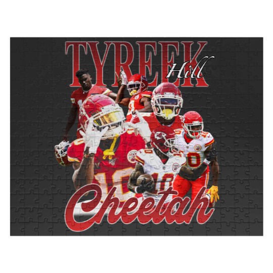Discover Tyreek Hill Vintage 90s Graphic Jigsaw Puzzle - Bootleg Rap Design