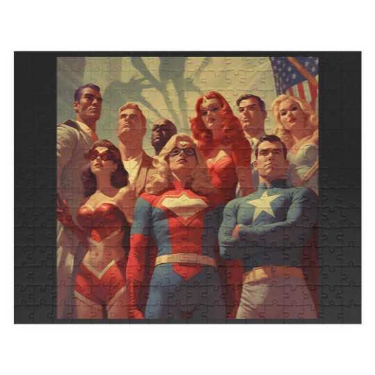 Discover justice society of America Jigsaw Puzzles
