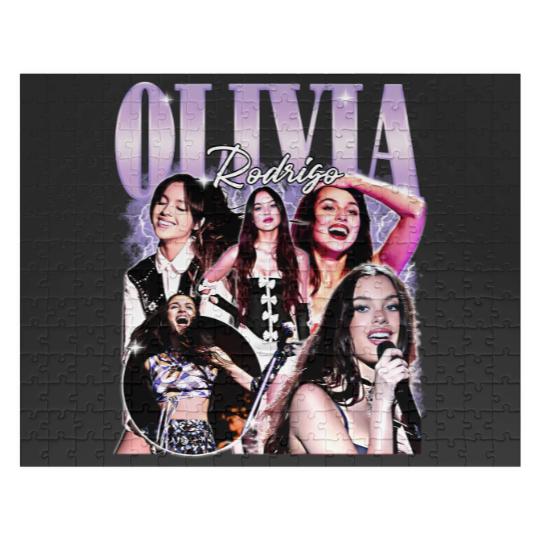 Discover Olivia Rodrigo Vintage 90s Jigsaw Puzzles, Olivia Rodrigo Jigsaw Puzzles