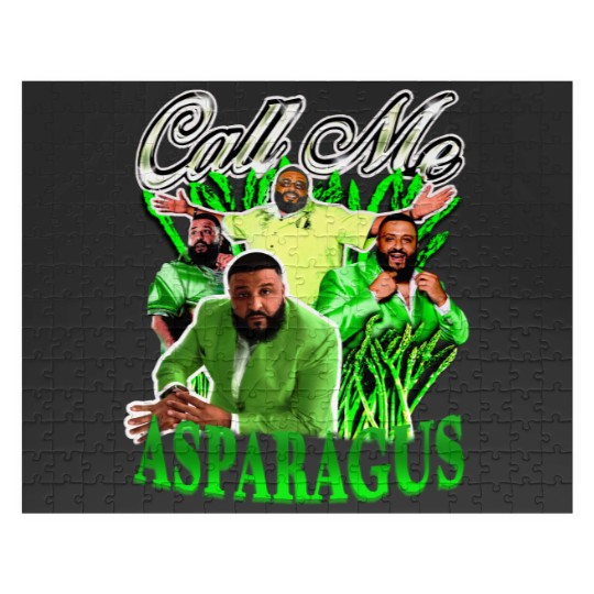 Discover Call Me Asparagus Jigsaw Puzzles With DJ Khaled Graphic