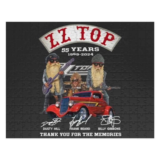 Discover ZZ Top 55 Years Thank You Jigsaw Puzzles
