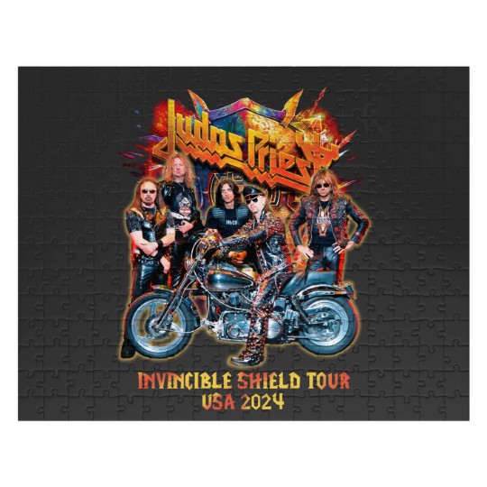 Discover Judas Priest Invincible Shield Tour USA 2024 Jigsaw Puzzles