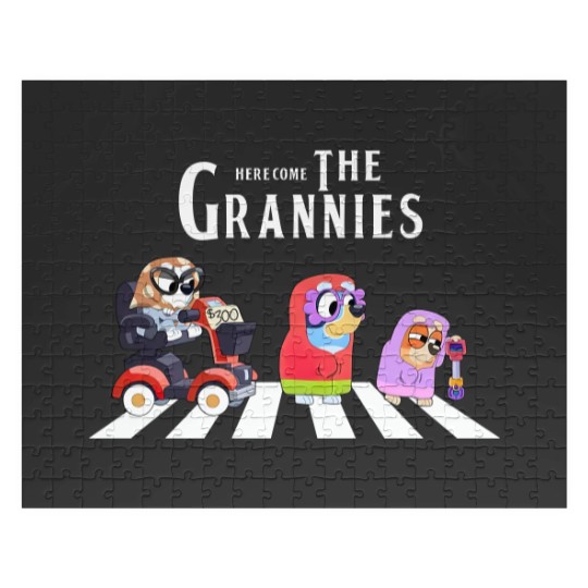 Discover Blue And Bingo Here Come The Grannies Jigsaw Puzzles, Grannies Jigsaw Puzzles, Blue Heeler Family