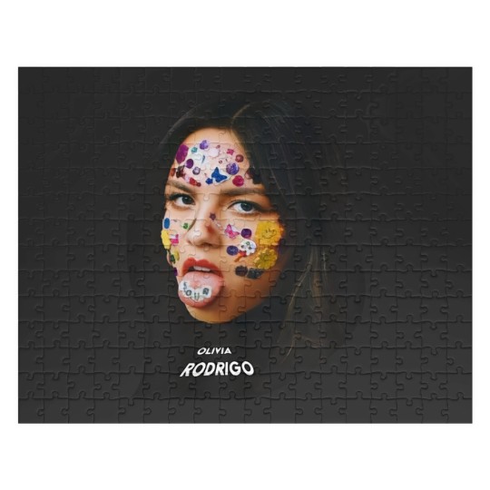 Discover Olivia Rodrigo Stick Face Vintage Jigsaw Puzzles
