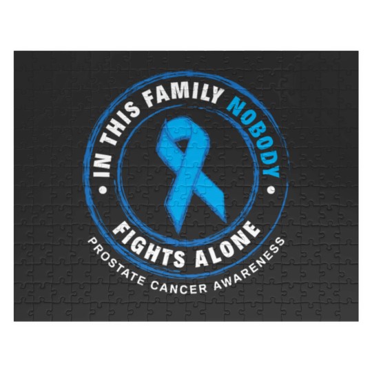 Discover In This Family Nobody Fights Alone Prostate Cancer Jigsaw Puzzles