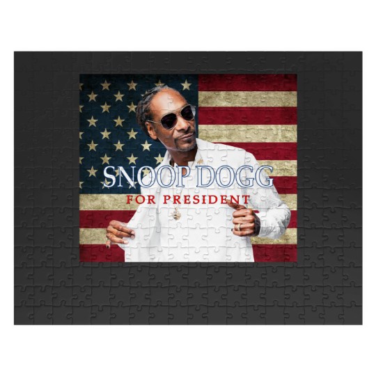 Discover Snoop Dogg For President 2024 Jigsaw Puzzles