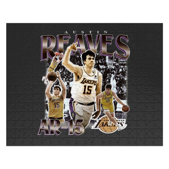 Discover Vintage 90s Graphic Style Austin Reaves Jigsaw Puzzles