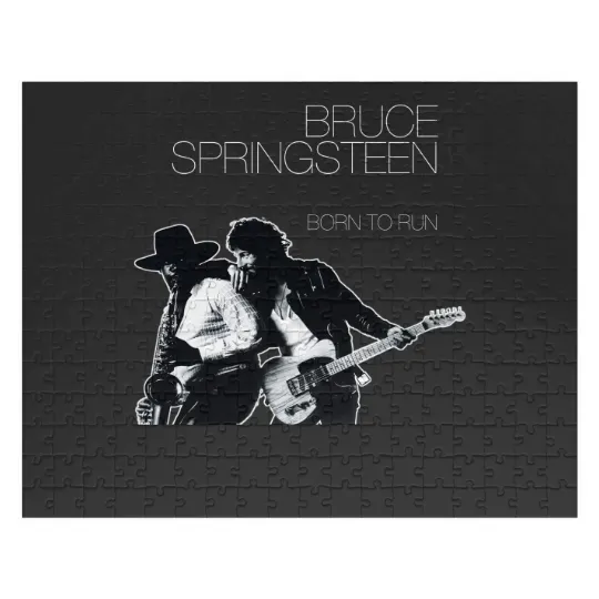 Discover Bruce Springsteen Born To Run Black Jigsaw Puzzles