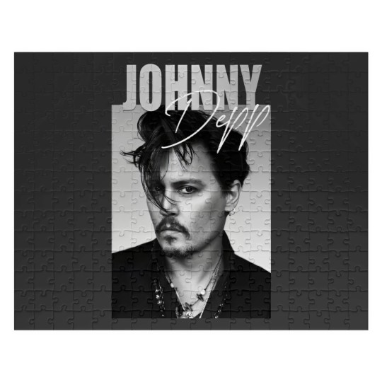 Discover Johnny Depp BW Johnny Depp Jigsaw Puzzles