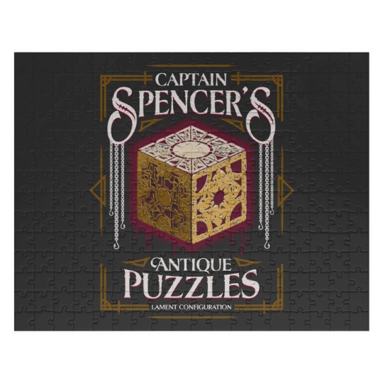 Discover Captain Spencer's Antique Puzzles - Vintage Horror - Hellraiser Jigsaw Puzzles