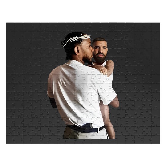 Discover Kendrick Lamar Holding Baby Drake Jigsaw Puzzles, Kendrick Lamar vs Drake Rap