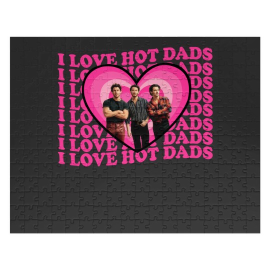 Discover I Love Hot Dads Jonas Brothers  Jigsaw Puzzles, Jonas Brothers Jigsaw Puzzles