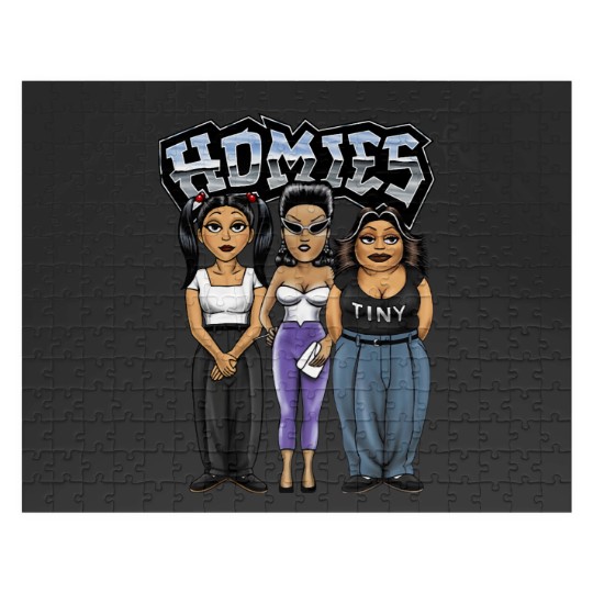 Discover Lil Homies 90s Chicana Jigsaw Puzzles