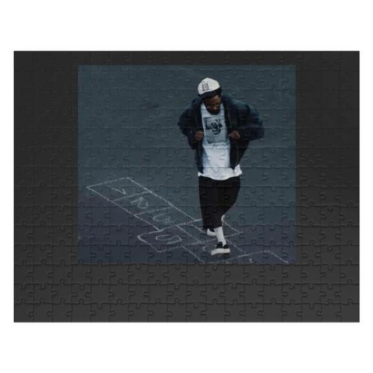Discover Kendrick Lamar Hopscotch Not Like Us A Minor Premium Cotton Jigsaw Puzzles