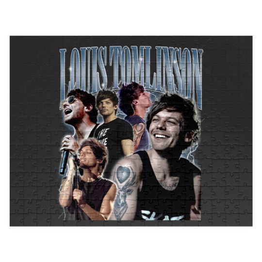 Discover Louis Tomlinson Vintage 90s Graphic Jigsaw Puzzles - Tour 2023