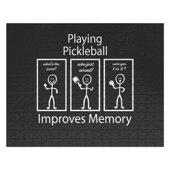 Discover playing pickleball improves memory, Pickleball Jigsaw Puzzles