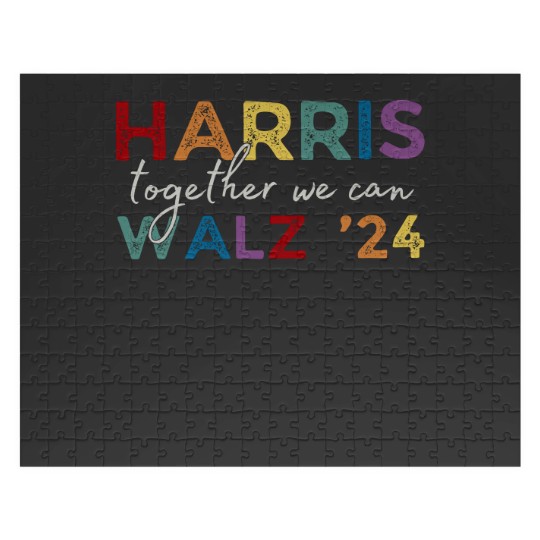 Discover Harris Walz V-Neck Jigsaw Puzzle 2024 - Kamala