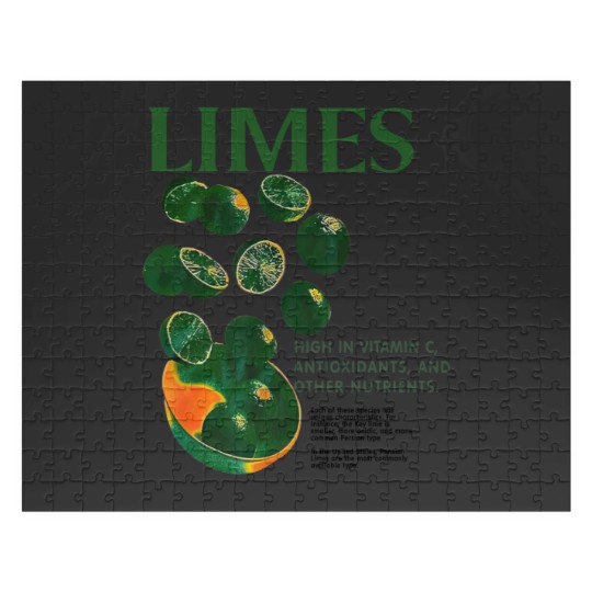 Discover Lime Graphic Jigsaw Puzzles