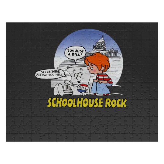 Discover I'm Just a Bill Jigsaw Puzzle - SchoolHouse Rock Inspired