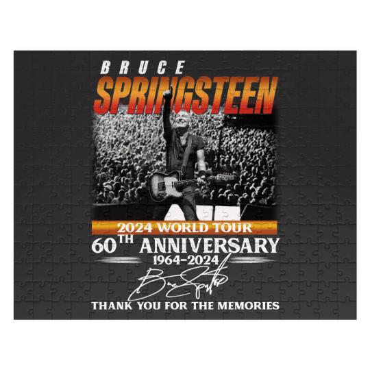 Discover Bruce Springsteen 2024 Tour Jigsaw Puzzles, Bruce Springsteen 60th Anniversary Jigsaw Puzzles