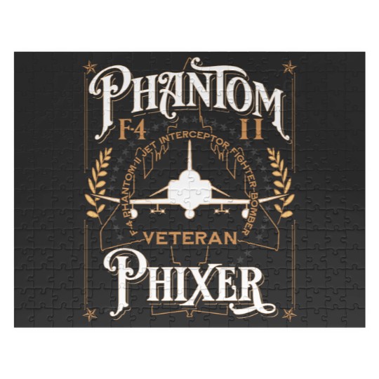 Discover Phantom Phixer F4 Phantom Aircraft Maintainer Veteran Jigsaw Puzzles