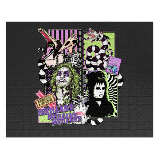 Discover Beetlejuice, Never trust the living Jigsaw Puzzles, Beetlejuice 1988 Movie Jigsaw Puzzles